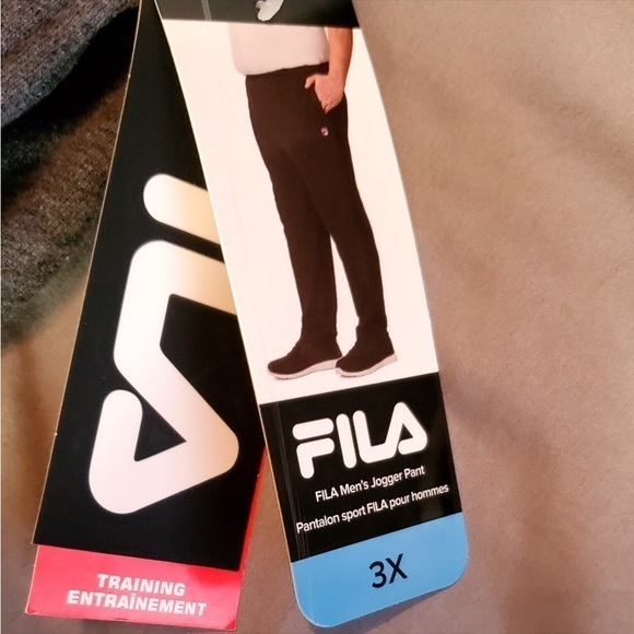 ⭐️ HOST PICK ⭐️ BRAND NEW Men's fila Jogger pants blue draw string size 3XL - Picture 3 of 9